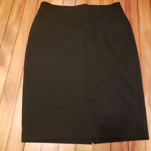 Black business pencil skirt